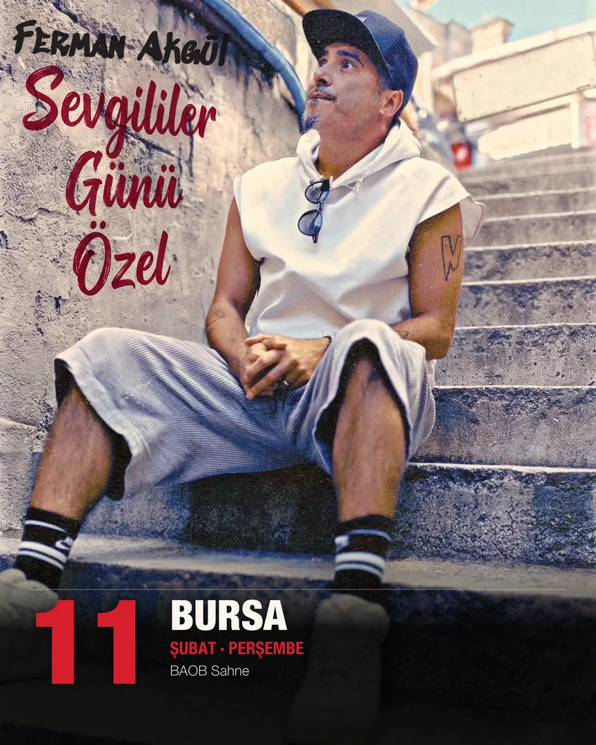 Bursa — Ferman Akgül, 11 Şubat 2027, BAOB Sahne — konser afişi