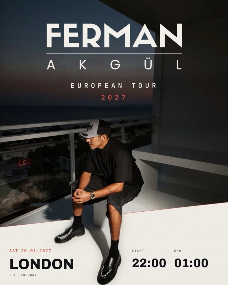 Londra — Ferman Akgül, 30 Ocak 2027, The Finsbury — konser afişi