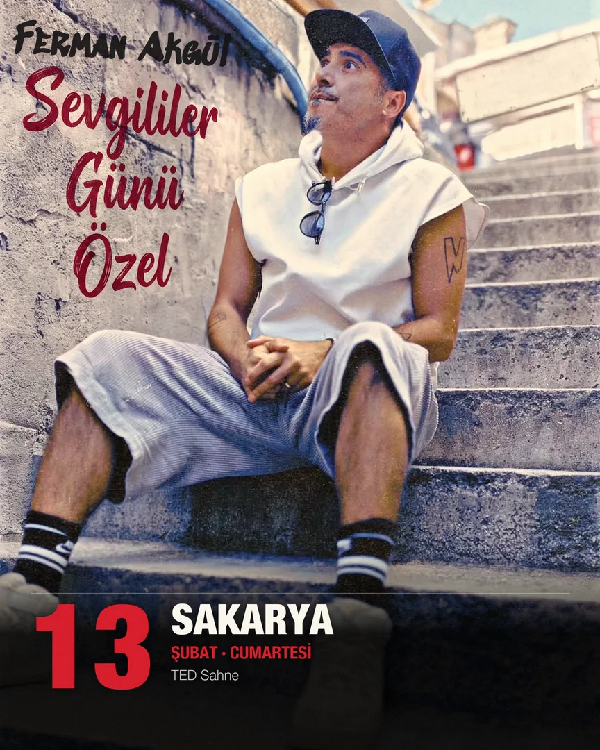 Sakarya — Ferman Akgül, 13 Şubat 2027, Sakarya Ted Sahne — konser afişi